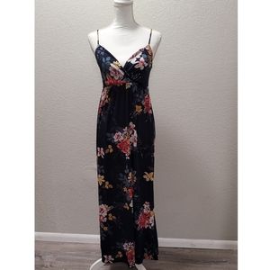 Navy Floral Dress